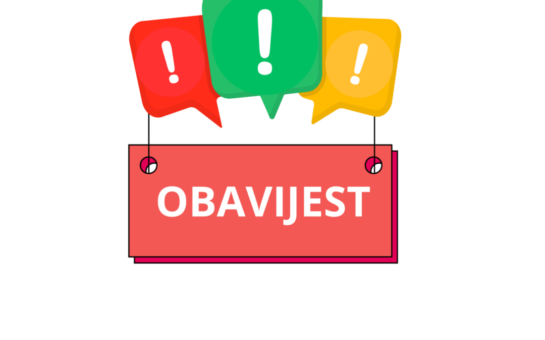 Obavijest o promjeni IBAN-a Osnovne škole braće Radića